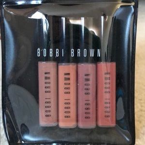 Bobbi Brown nude lip gloss set- minis